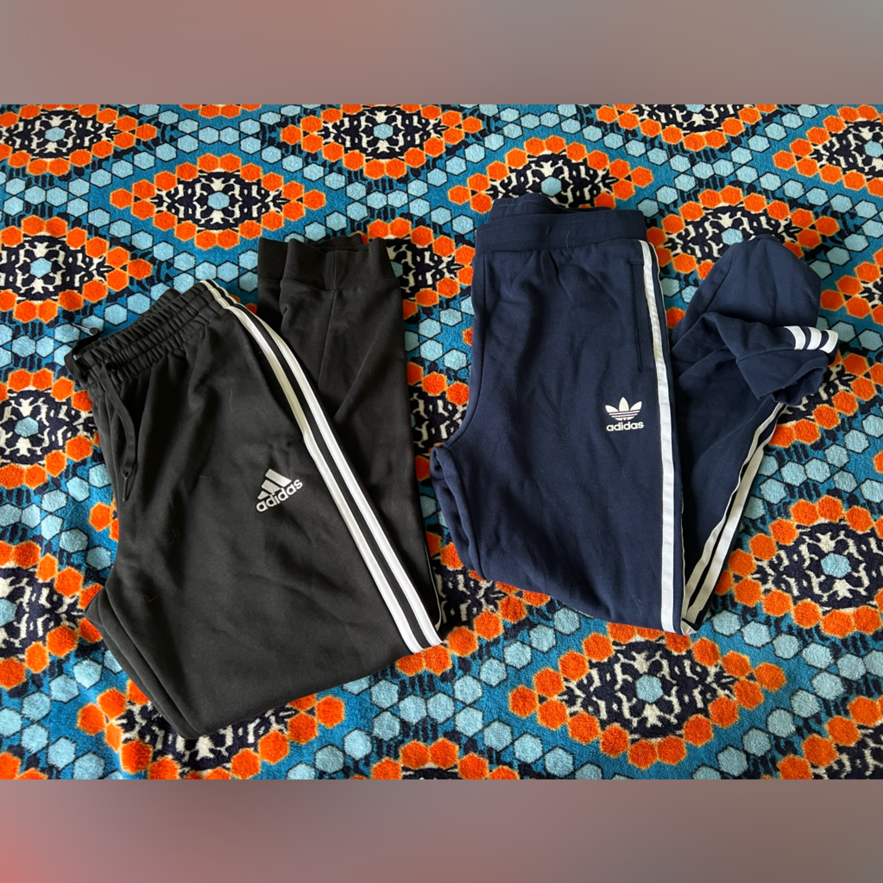 Adidas Boys 3 Stripe Joggers
